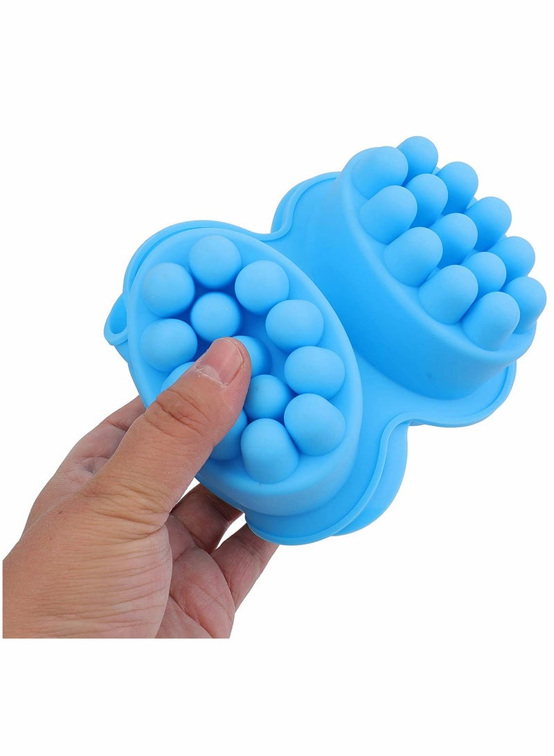 Zikra Silicone Massage Bar Soap Molds - 4 Pack Nonstick & BPA Free Cavity Molds for Handmade Soap Making, Perfect for Creating Unique Massage Soaps. - Image 2