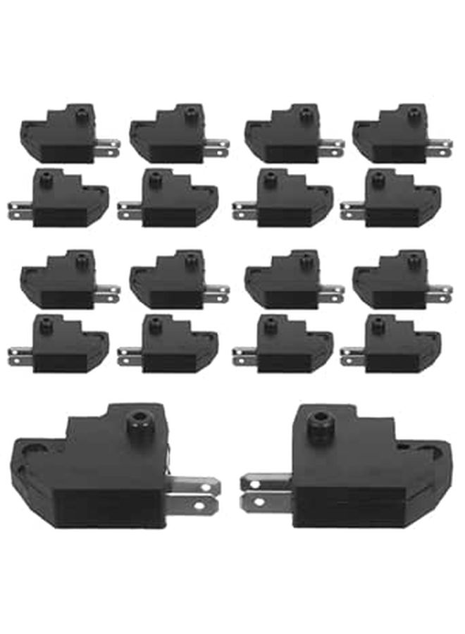 20 Pcs Motorcycle Disc Brake Light Switch Set Right Left Small Brake Switch For Electrocar Motorbike Replacement Compatible Scooter Ebike - Image 1