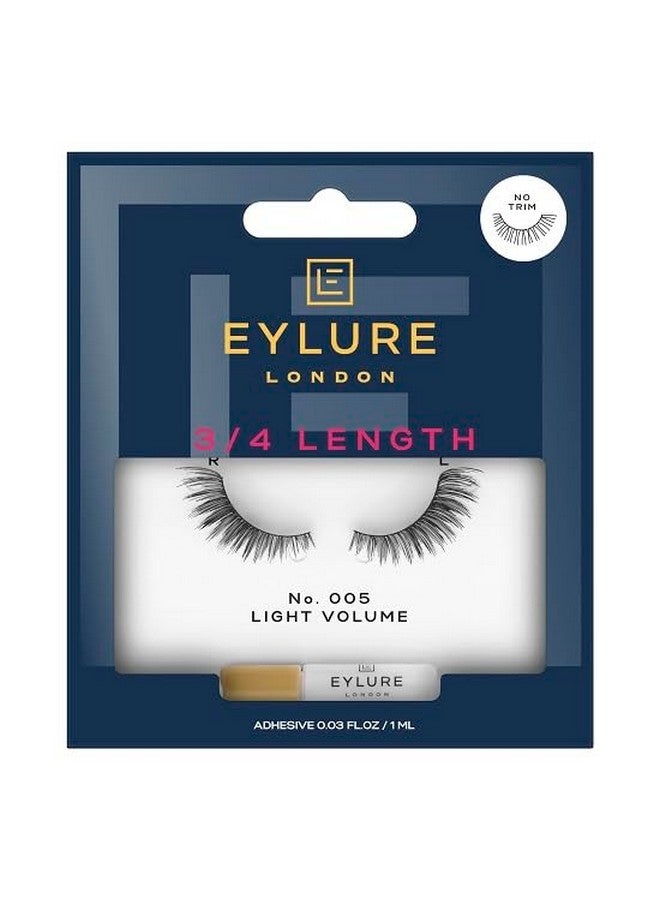 آي لور رموش إيلور فوليوم أكسنت رقم 005 القابلة لإعادة الاستخدام، مع لاصق، زوج واحد