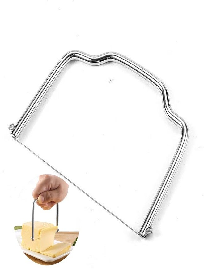 Yindeful Cheese Slicer - Effective Stainless Steel Butter Slicers - Foie Gras Cutter for Block Cheese Butter Avocado Slicer - Image 1