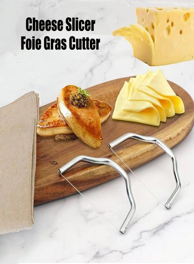 Yindeful Cheese Slicer - Effective Stainless Steel Butter Slicers - Foie Gras Cutter for Block Cheese Butter Avocado Slicer - Image 4