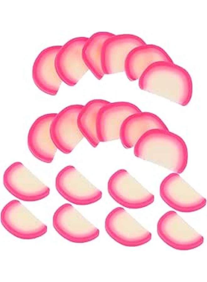 Lifelike Artificial Radish Slices 20pcs For Home Decor Photography DIY Craft - Image 1