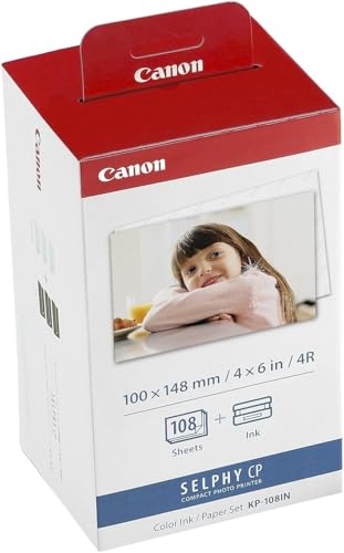 Canon Color Ink Paper Set KP-108IN 4X6 108 Sheets - Image 1