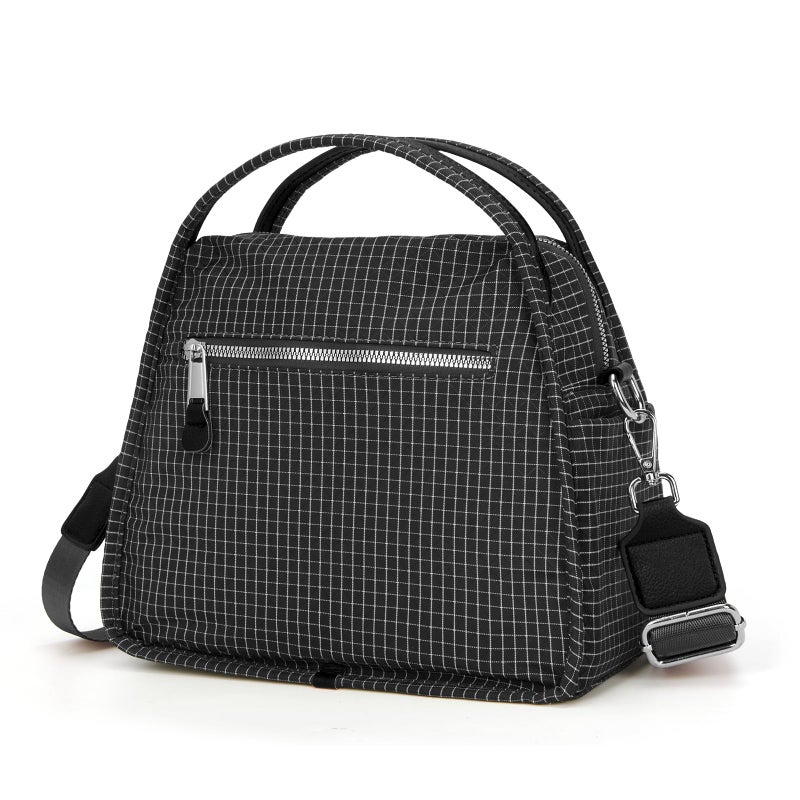 CATSEA Women's Elegant Solid Color Shoulder Bag Fashionable Zipper Crossbody Bags Soft Top Handle Handbag Purse - Image 4