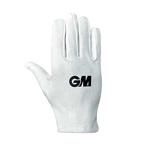 Gunn & Moore GM Cotton Cricket Inner Gloves for Mens, Size - Boys, Standard, White - Image 3