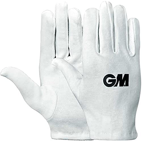 Gunn & Moore GM Cotton Cricket Inner Gloves for Mens, Size - Boys, Standard, White - Image 1