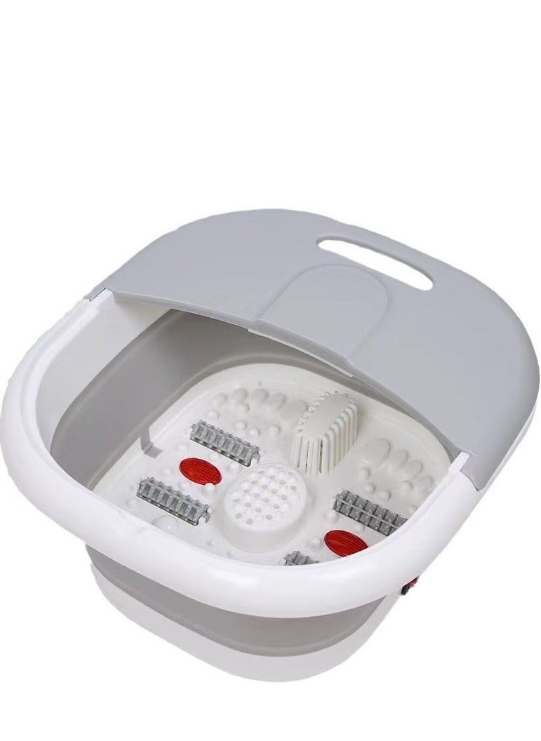 JWSISSIE Foot Spa Bath Massager Machine With Temperature Control, Vibration Bubble Jet 