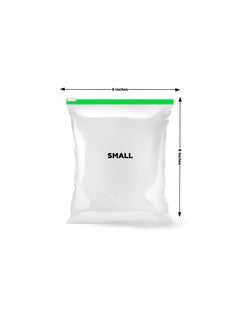 Ezee Ezee Reusable Multi-Purpose Slider Bag 8x8 | Zip Lock & Vegetable Storage | Freeze Bag I Pack of 10  - Image 3