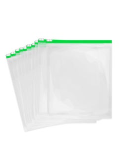 Ezee Ezee Reusable Multi-Purpose Slider Bag 8x8 | Zip Lock & Vegetable Storage | Freeze Bag I Pack of 10  - Image 1