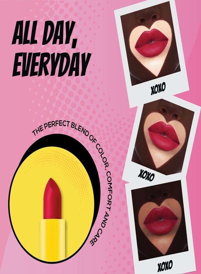 RENEE Everyday Matte Lipstick - Jam, Lightweight, Intense Color Payoff with Creamy Matte Finish, Enriched with Vitamin C, Hyaluronic acid & SPF 30, Skincare Infused Makeup, 3 Gm - Image 5