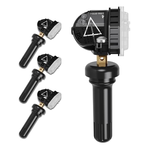 Jsueng TPMS Sensor, GM 433Mhz Tire Pressure Monitoring System Sensor fit for Chevy Malibu Silverado Impala Cruze,Buick Regal Lacrosse GMC Cadillac Replaces#13598773,4 Pack - Image 1