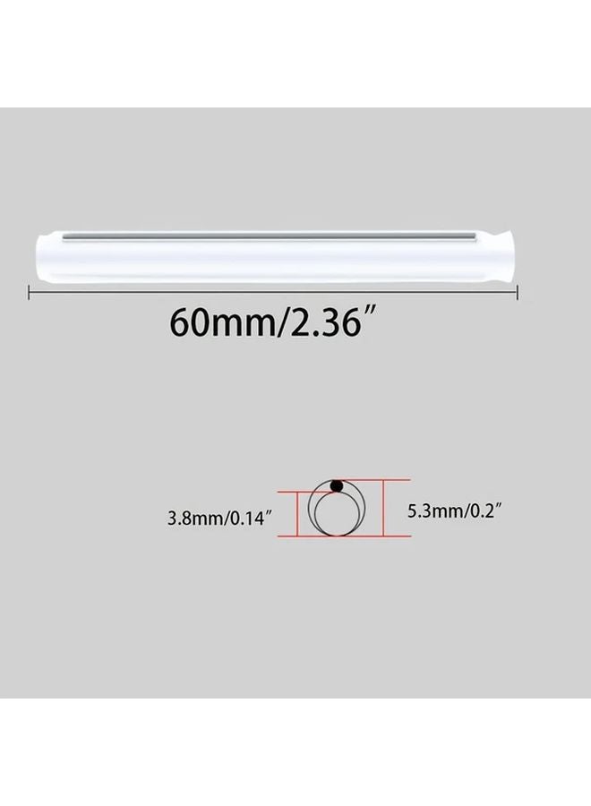 50 قطعة من الأكمام القابلة للانكماش الحراري الشفافة لحام الألياف البصرية المقاومة للتآكل - Image 3