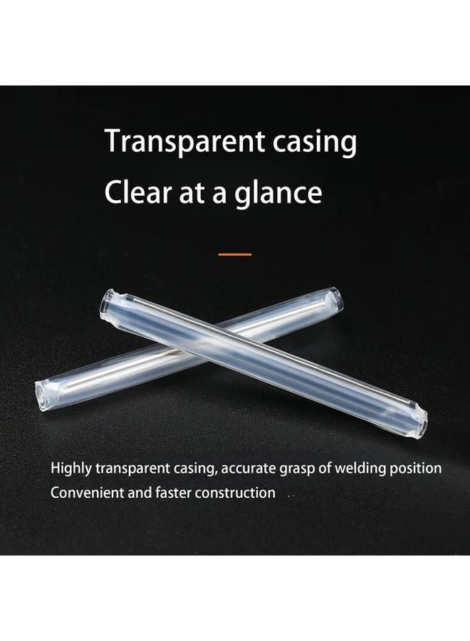 50 قطعة من الأكمام القابلة للانكماش الحراري الشفافة لحام الألياف البصرية المقاومة للتآكل - Image 5