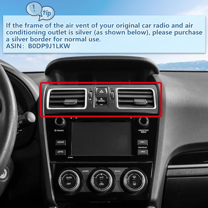 AWESAFE Android 13 2G RAM 32G ROM Car Radio Stereo for Subaru Forester WRX Impreza 2013 2014 2015 with CarPlay Android Auto Bluetooth GPS Backup Camera - Image 3
