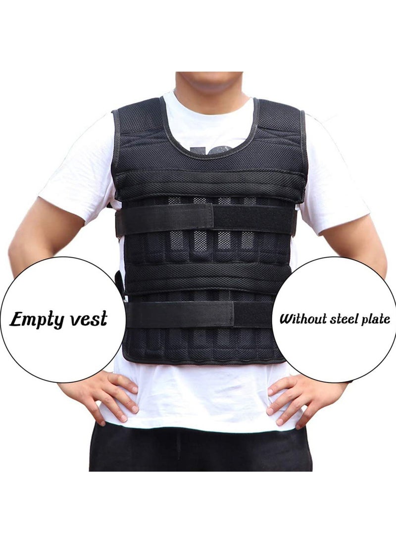 Rock Pow Weight Vest - Fitness Running Exercise Weight Vest, Training Sports Loading Weight Vest For Men Women Suitable 15kg (when loading steel bars)  - Image 5
