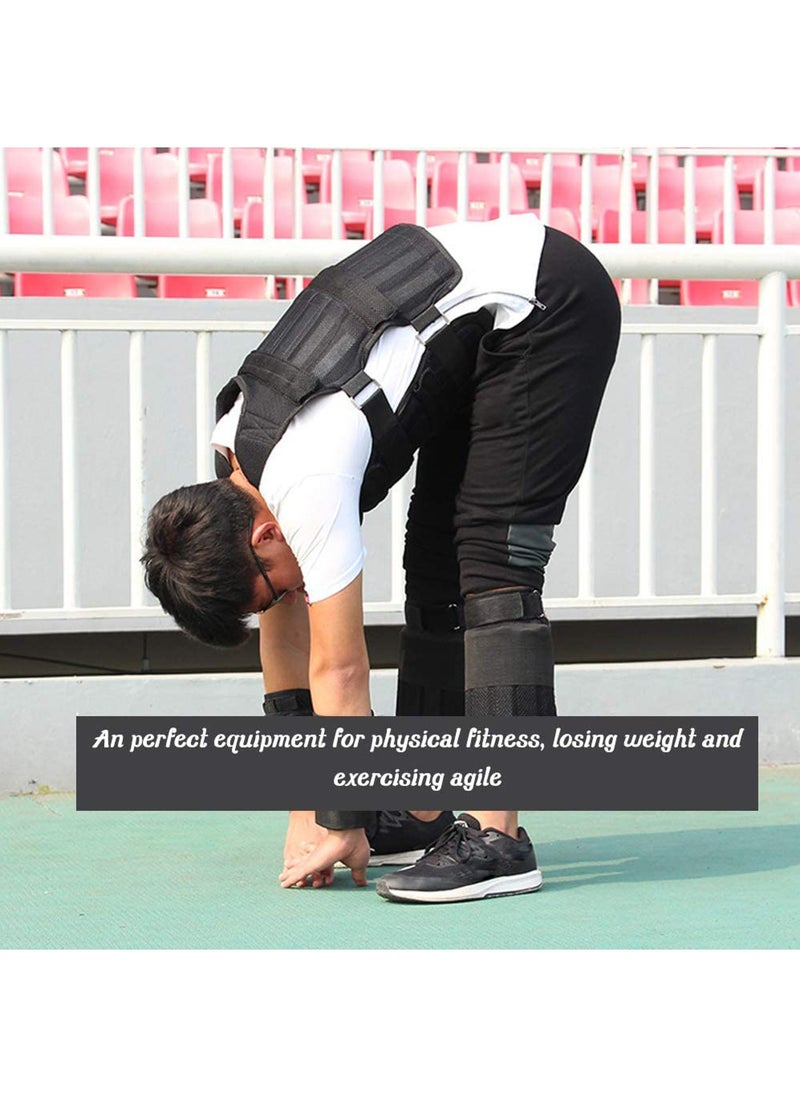 Rock Pow Weight Vest - Fitness Running Exercise Weight Vest, Training Sports Loading Weight Vest For Men Women Suitable 15kg (when loading steel bars)  - Image 3