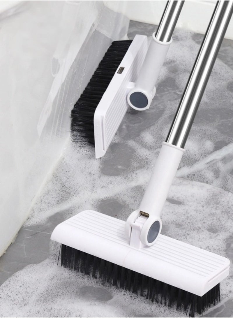 تتضمن مجموعة المكنسة والماعون 4 في 1 فرشاة، ومكنسة، وماعون، وكاشط، وقضيب سميك قابل للفصل، ومجموعة من فرش التنظيف متعددة الوظائف القابلة للفك. - Image 3