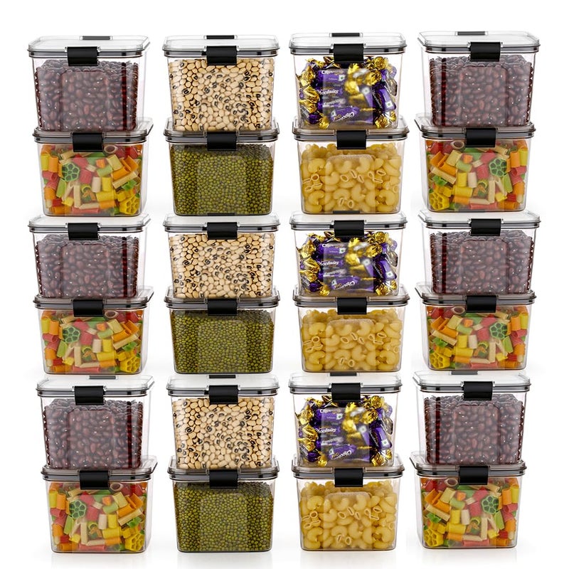 DNkitch Look Air Tight Container For Kitchen Storage Set Kitchen Containers Set Kitchen Accessories Items Kitchen Pantry Organizer 700 ml 8 - Image 1