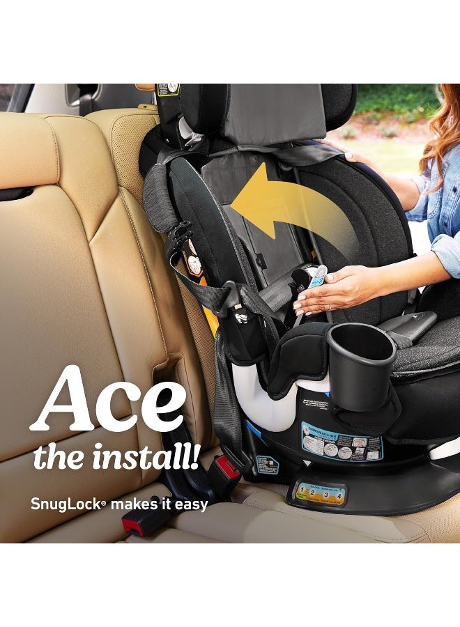 Graco Turn2Me 3-in-1 Rotating Convertible Car Seat, Rear to Forward Facing & Highback Booster, Easy Installation, Brighton - Image 4
