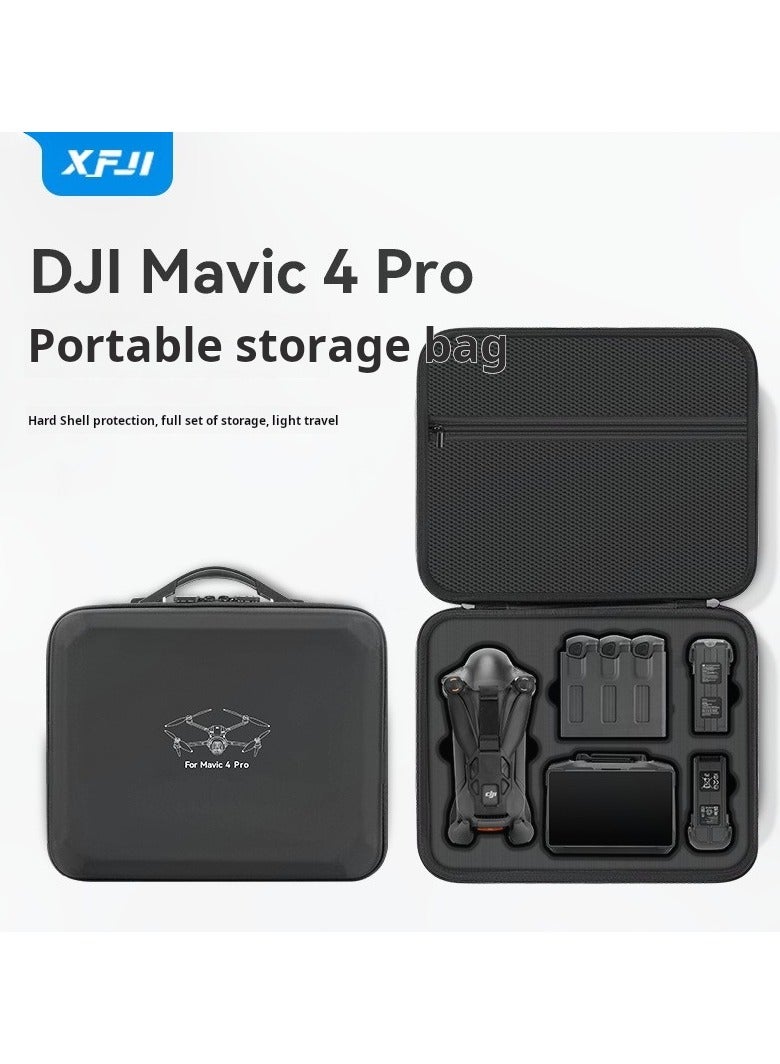 Carrying Case for DJI Mavic 4 Pro Creator Combo – Hard Shell Protective Storage Bag with Custom Fit, Shockproof Dual-Layer Lycra, Anti-Scratch, Water-Resistant, Portable Travel Drone Case - Image 2