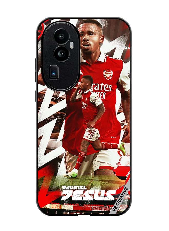 VR CREATIVE Protective Case Cover For Oppo Reno 10 Pro Plus Gabriel Jesus Design Multicolour - Image 1