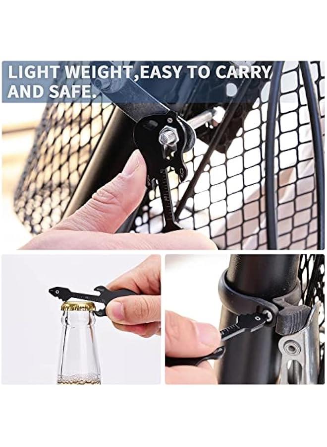 MOXO 2   TSA Keychain Multitool 12 in 1 Stainless Steel Pocket EDC Tool with Guitar Shape Design for Men - Image 3