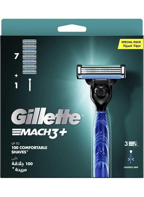 Mach3 + Razor Handle +7 Blades