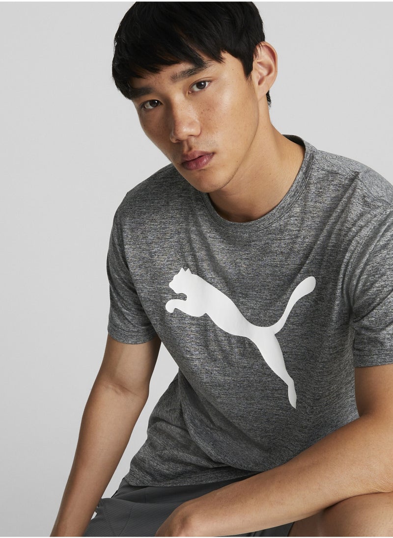 PUMA - Favourite Heather Cat Training Mens Shortsleeve T-shirt - Image 1