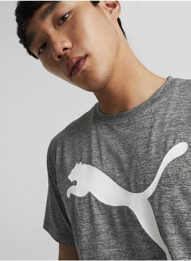 PUMA - Favourite Heather Cat Training Mens Shortsleeve T-shirt - Image 1
