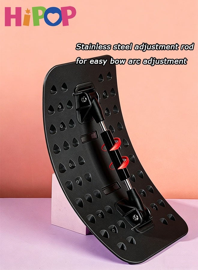 HIPOP Back Stretcher for Lower Back Pain Relief, Back Cracker Board, Multi-Level Adjustable Back Lumbar Massager, Back Stretching Device for Scoliosis, Sciatica Pain Relief, Herniated Disc - Image 5