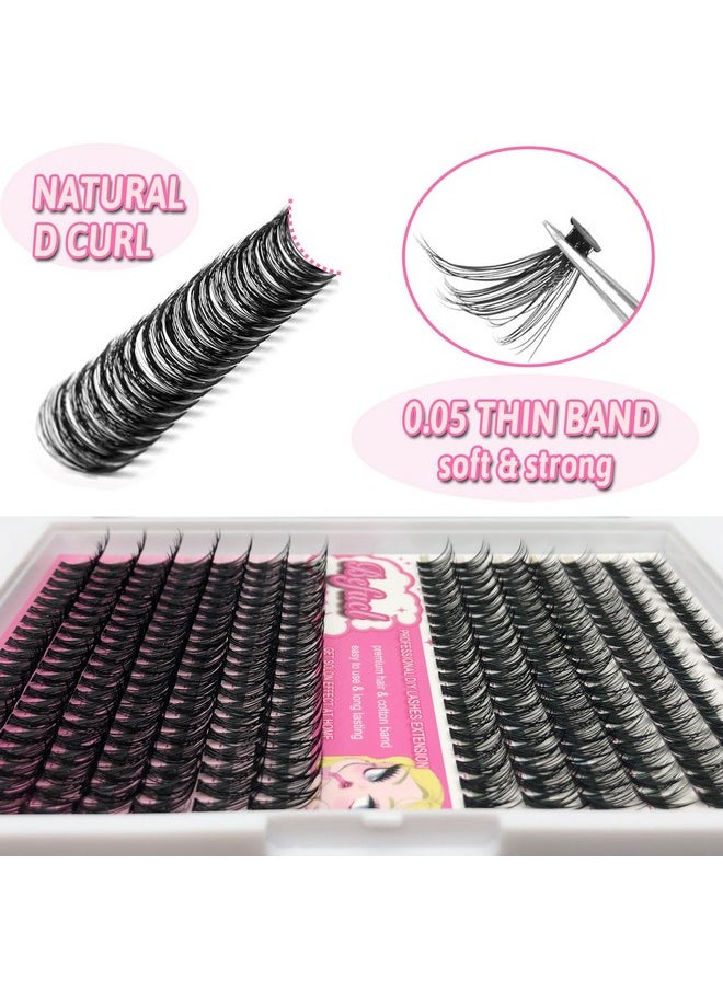 BEFACL - Lash Extension Cluster Kit With 280 Pcs 40D Diy Eyelash Clusters Bond And Seal Remover Lash And Applicator 918Mm Mix D Curl Individual Lashes For Beginners Self Application Diy At Home By Befacl - Image 1