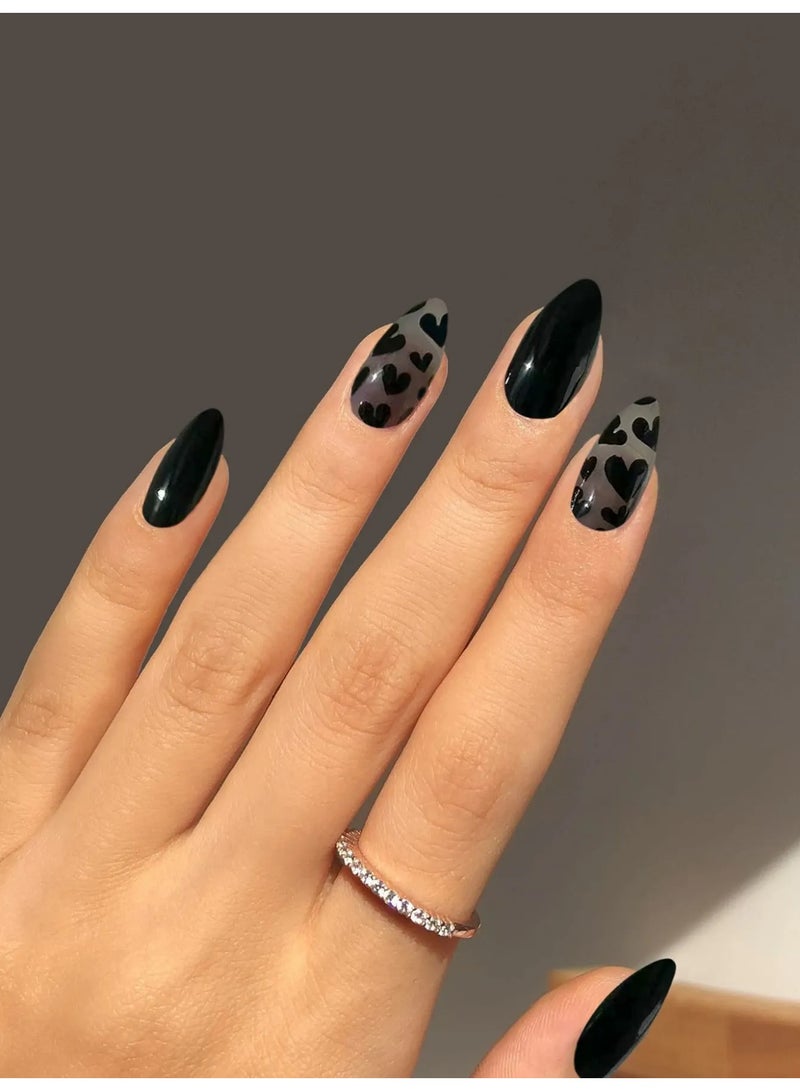 اظافر تركيب بشكل لوزي تحتوي العلبه على 24 ظفر مع مبرد اظافر و صمغ - Image 1