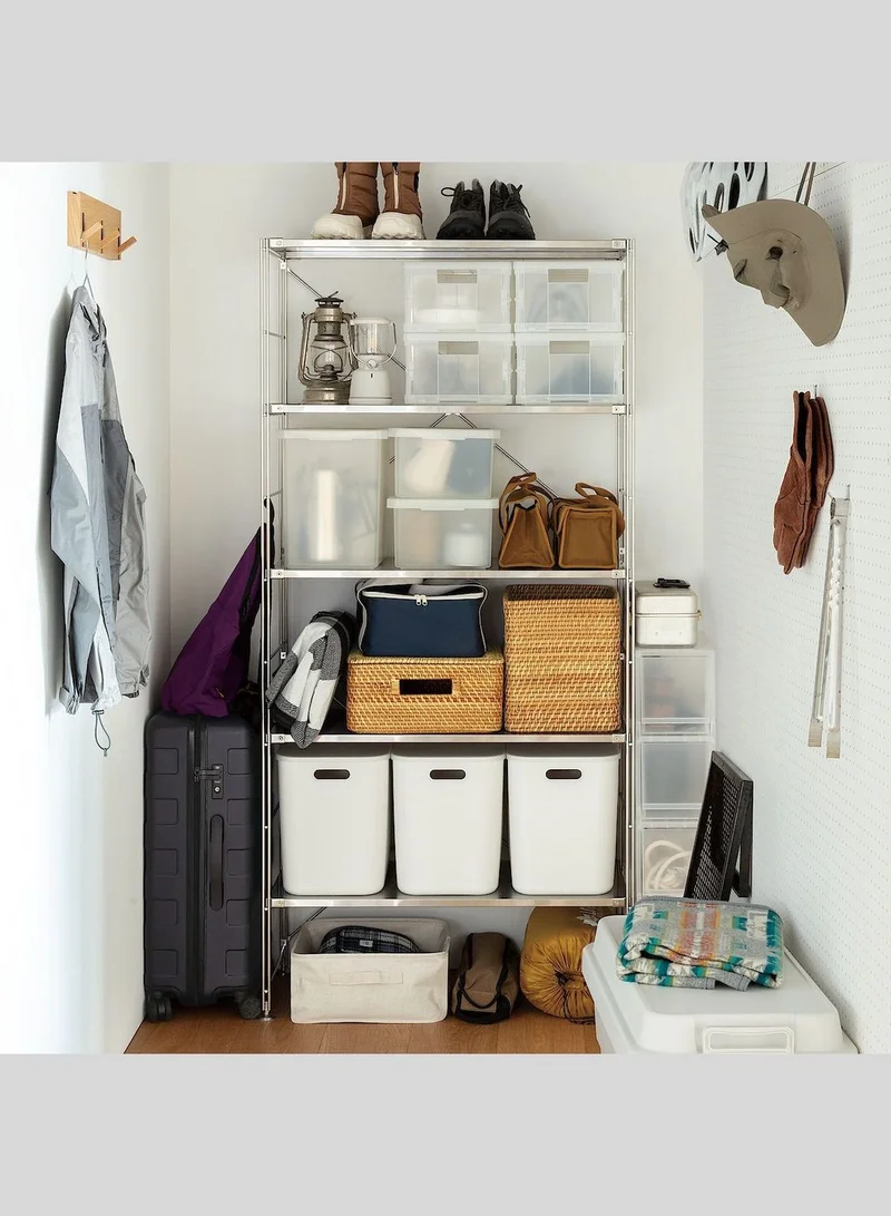 MUJI Soft Polyethylene Deep Case, W 25.5 x D 36 x H 32 cm