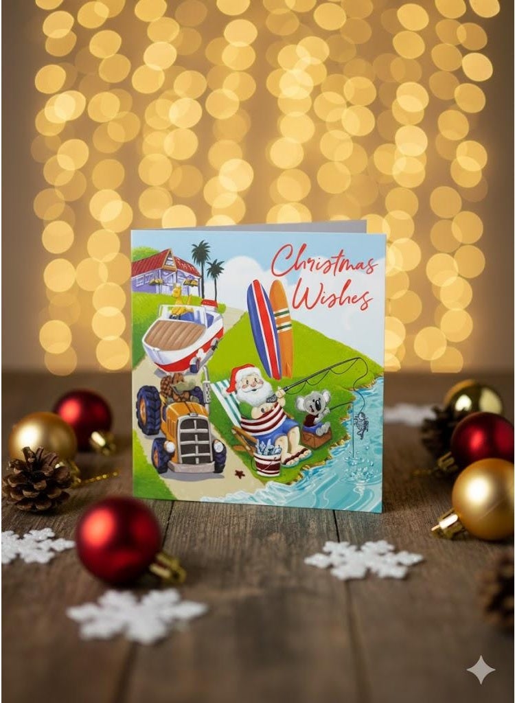 Christmas Greeting Cards – Box of 12 Cards (6 Cards per Design) – Assorted Festive Designs - Image 3