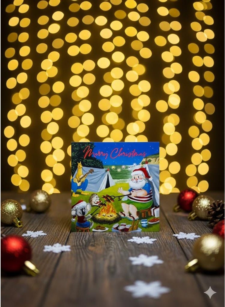 Christmas Greeting Cards – Box of 12 Cards (6 Cards per Design) – Assorted Festive Designs - Image 1