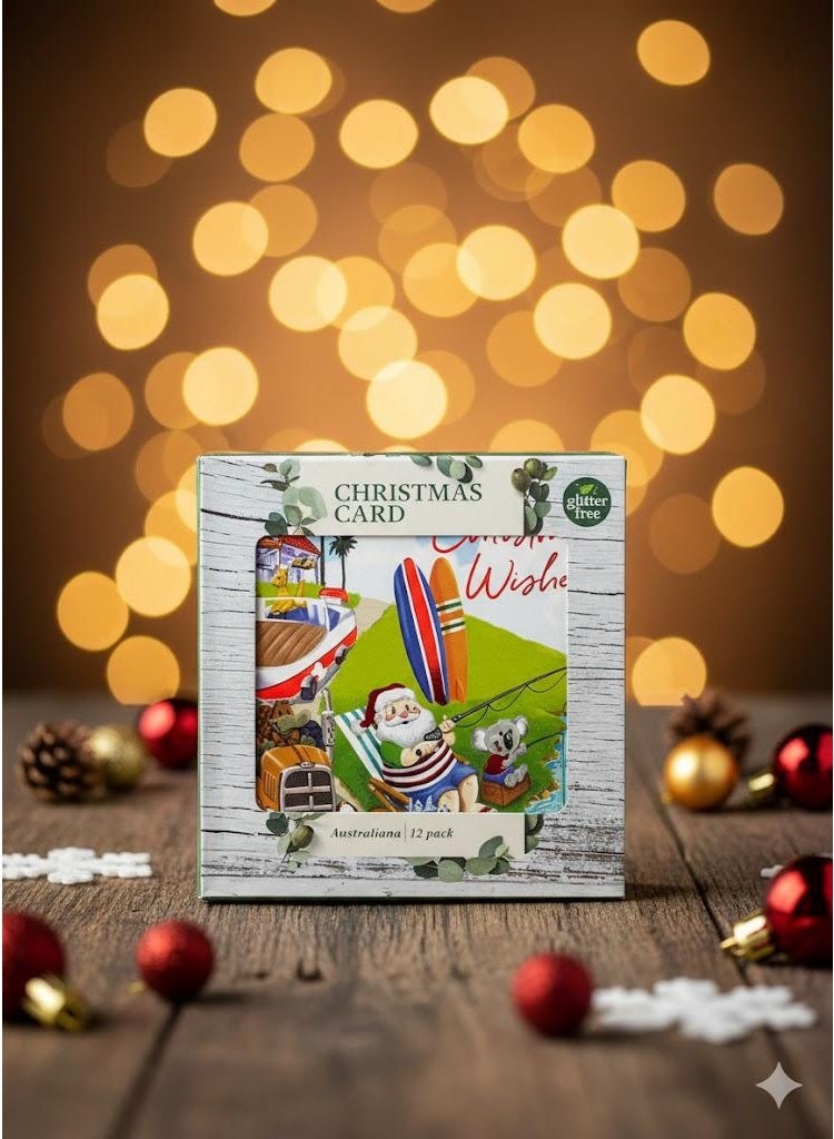 Christmas Greeting Cards – Box of 12 Cards (6 Cards per Design) – Assorted Festive Designs - Image 5