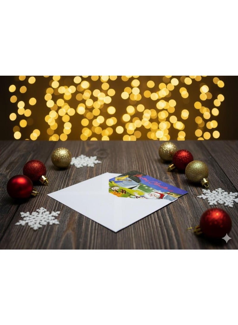 Christmas Greeting Cards – Box of 12 Cards (6 Cards per Design) – Assorted Festive Designs - Image 2