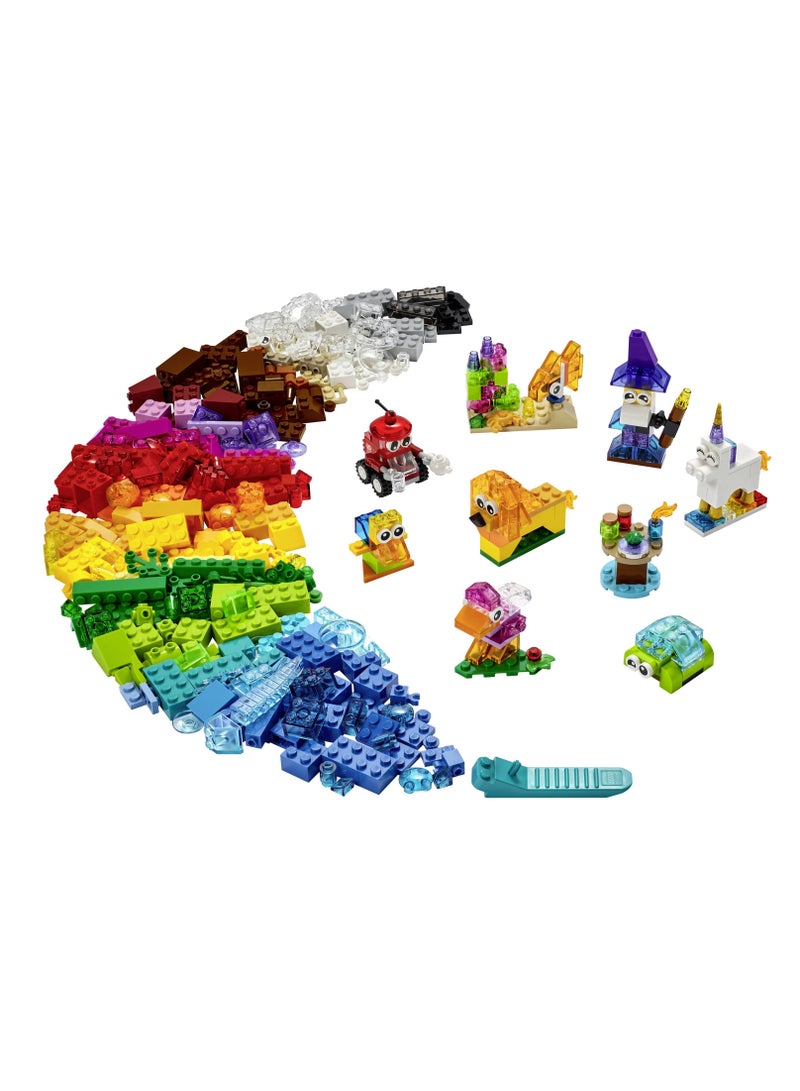 LEGO - Classic Reative Building Set with Transparent Stones 500 Pieces - - Image 2