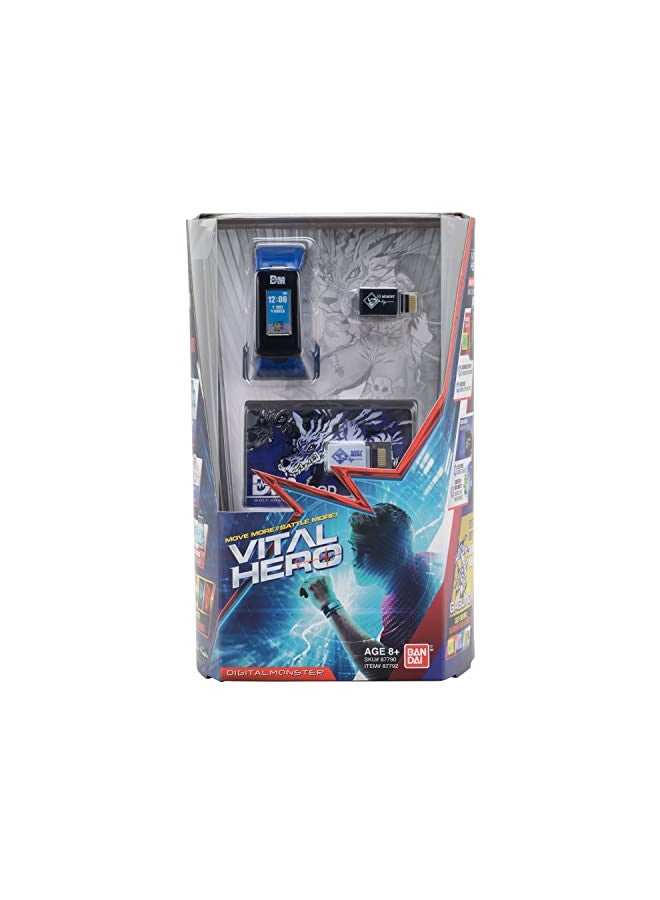 Bandai Vital Hero Digimon - PVC Blue One Size For Watch - Image 1