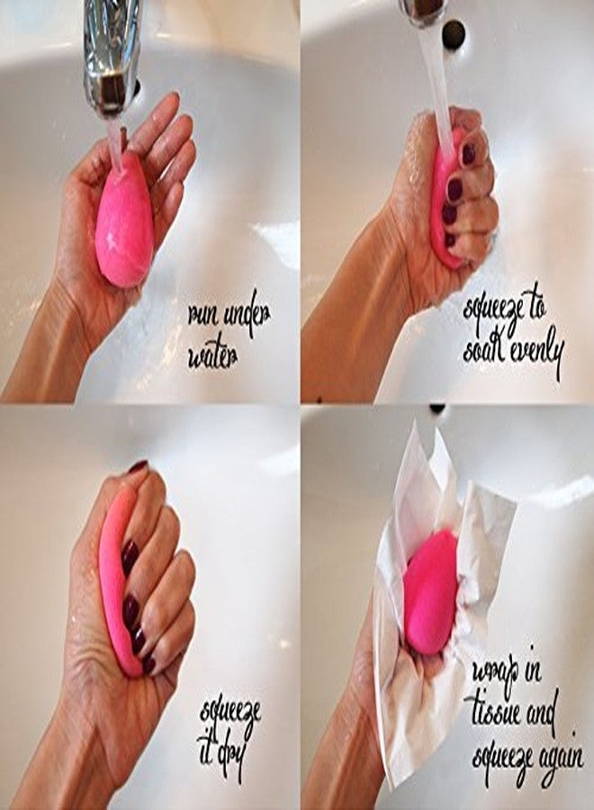 انتيك شوب إسفنجة تجميل أنتيك شوب فلووليس، بدون حواف لدمج كريم الأساس، متعددة الألوان، 50 غرام (عبوة من 3 قطع) - Image 4