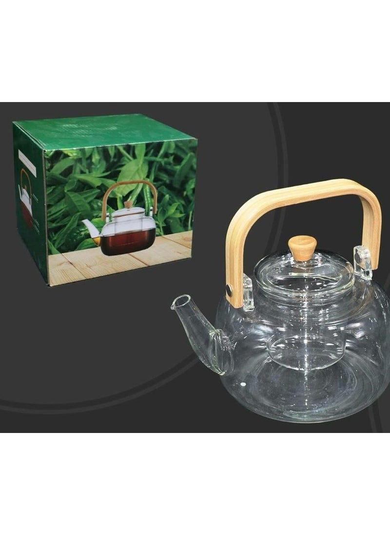Generic Glass teapot with infuser - 1200 ml 