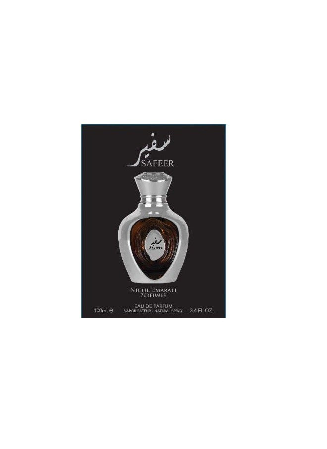 Lattafa NICHE EMARATI Safeer Eau de Parfum - 100 ml | Bold and Fresh Unisex Fragrance