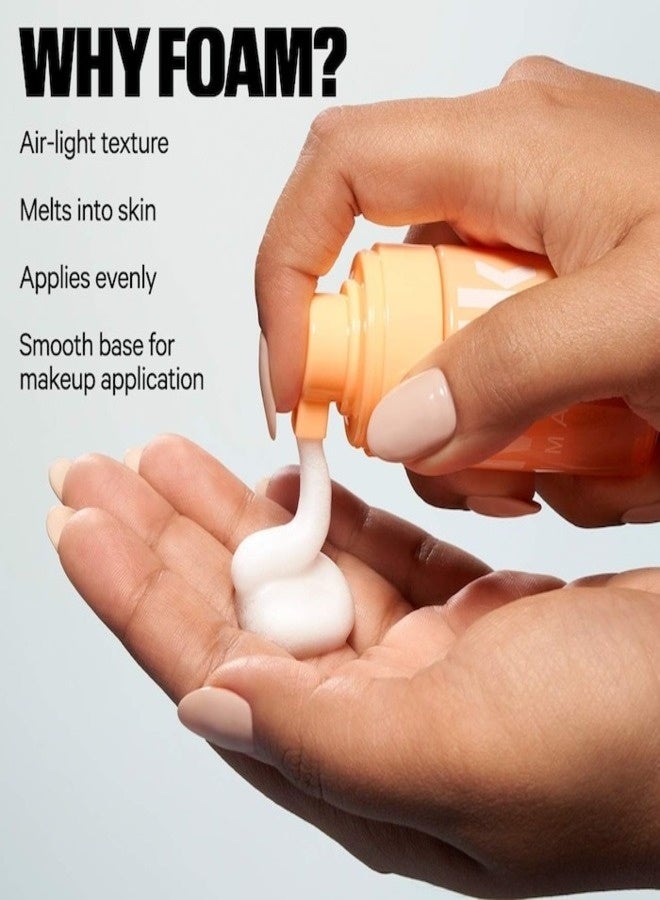 MILK MAKEUP Cloud Glow Illuminating Foam Base with Turmeric – 27 ml | Lightweight Radiance-Boosting Primer for a Soft-Focus, Hydrated & Luminous Complexion - Image 2