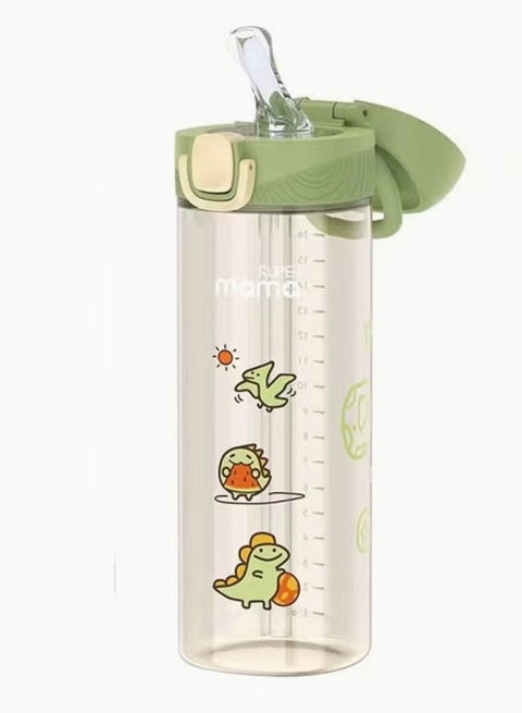 PPSU مانعة للتسرب زجاجة مياه الشرب سترو كأس الرياضة للأطفال دون برا