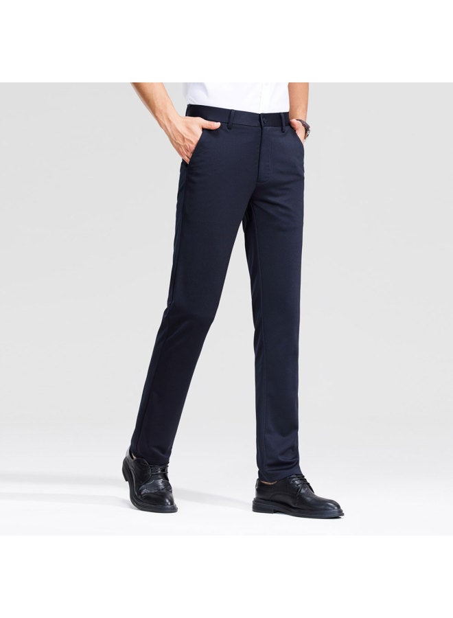 Fomoce classic Business Casual Pants - Comfortable, Breathable, Solid Color, Easy Care, Lightweight Men's Casual Trousers - Image 4