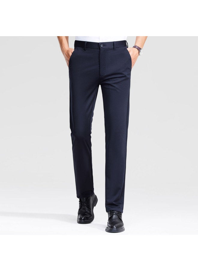 Fomoce classic Business Casual Pants - Comfortable, Breathable, Solid Color, Easy Care, Lightweight Men's Casual Trousers - Image 3