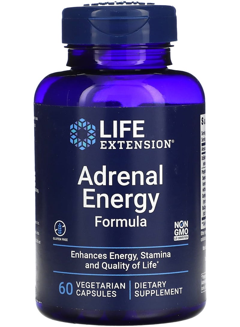 Adrenal Energy Formula, 60 Vegetarian Capsules