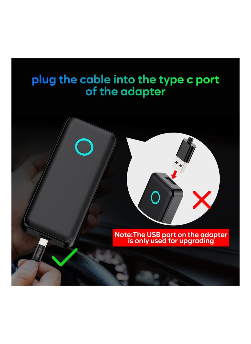 Wireless CarPlay Adapter & Wireless Android Auto Adapter 2 in1, Converts Wired Carplay & AA to Wireless, Auto Reconnect Function, Plug & Play Easy Use Fit for Cars from 2016 above & iPhone and Android - Image 5