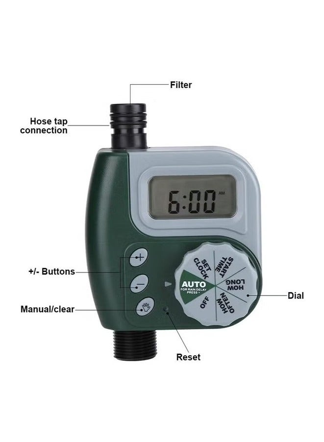 Sprinkler Timer,Waterproof Digital Irrigation Timer System for Lawns Pool, - Image 2
