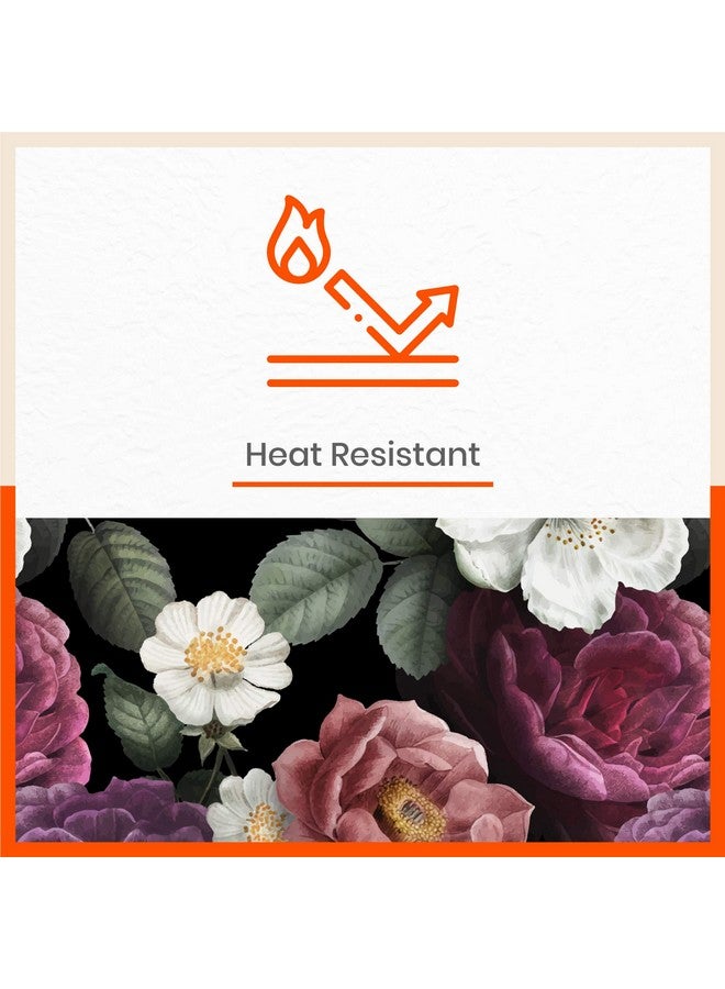 Bathla حصائر طاولة باثلا - مجموعة من 6 - 45 سم × 30 سم حصائر طاولة PVC وواقيات للأكواب لطاولة الطعام المنزلية | متعددة الاستخدامات، مقاومة للحرارة، مقاومة للماء وقابلة للغسل | مات ووركس (كامليا) - Image 4